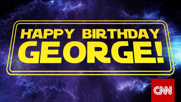 CNNPR's tweet photo. The Force is strong today. Here's @StarWars creator #GeorgeLucas' take on his future in 2012: http://t.co/xFWvuZ3ZfB http://t.co/YwX2gUDqhj