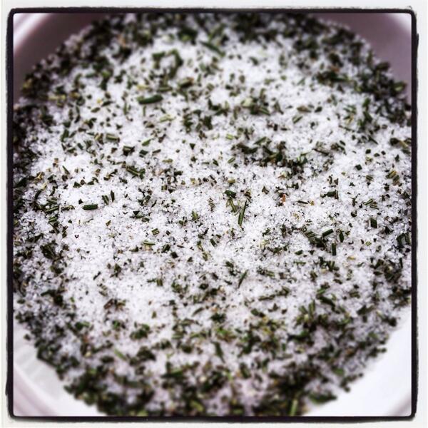 Made this juniper salt for a dish at the #cinqchicago event this Saturday. Get excited members!