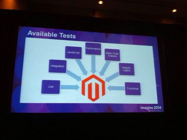 kab8609: Hey @cmqq, we got tests! #MagentoImagine http://t.co/X4hm7BlAZr