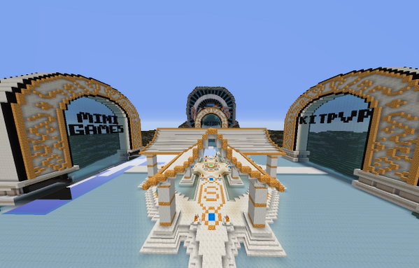OwnerPrecision's tweet image. LOOK DA HUB!!! @MCJigglyfuff it turned out well ! Holla. #minecraft #HubNetwork #ServerNetwork
