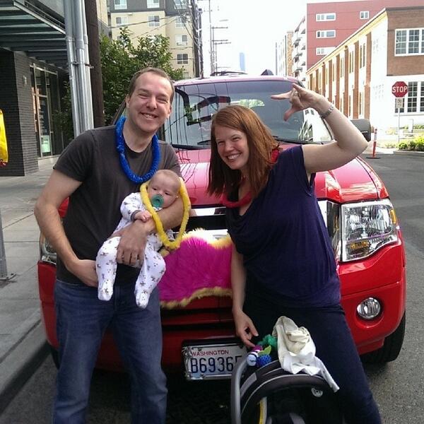 LuauLyft's tweet photo. Just married! Love @lyft. Came back from Seatac singing Burning Love #Elvis #heavylyftin... http://t.co/aYEPxvaZ3j http://t.co/mS6FImQ1tF