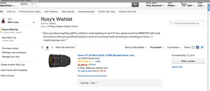 OMG!! I wasn't going to peek at my BDay gift but I couldn't help it! *Jaw Drops* Thank u so much, u know