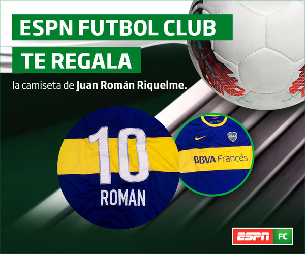 ESPNFutbolClub's tweet photo. [Concurso - Sólo Argentina] #LaDeRománFC ¡Seguinos y RT para participar por la camiseta de Riquelme! http://t.co/EJDzsResiO