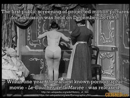 1890s Porn Movies - Cracked.com on Twitter: \