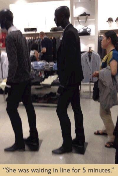 RTalsjehetziet's tweet photo. Ze stond 5 minuten in deze 'rij'� #fail http://t.co/djTZMluORS