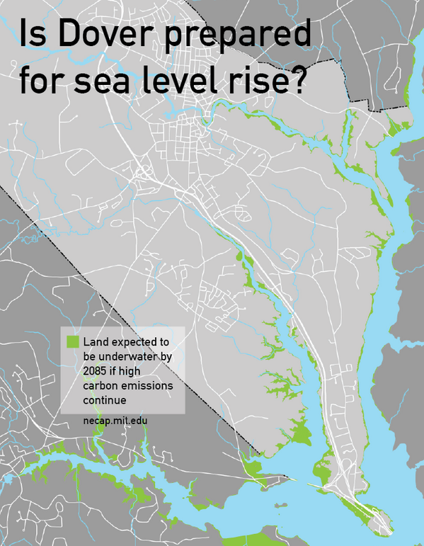 AdaptNewEngland's tweet photo. What will more sea level rise mean for Dover, NH? How can the city adapt to #climatechange? http://t.co/vLKBrTRHBQ