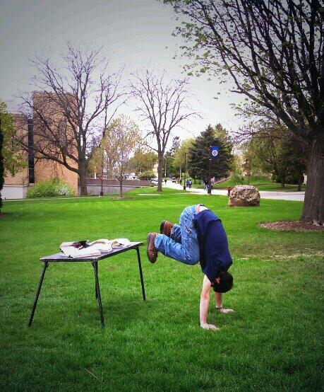 UWPCircleK's tweet photo. Table flip..or table kick? You decide!! http://t.co/bjVIaHa1bi