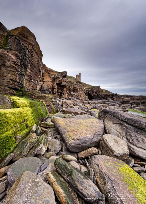 The finished shot of the North Head Memorial, Wick