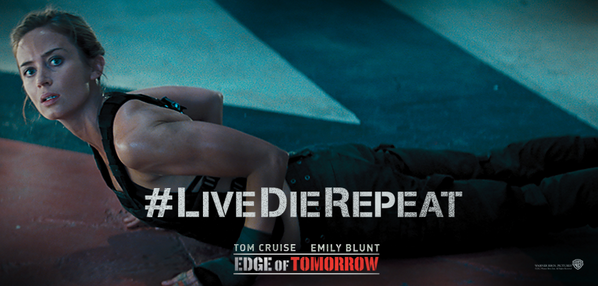 #EdgeofTomorrow star Emily Blunt stops by <a href="/TheEllenShow/">The Ellen Show</a> &amp; <a href="/JimmyKimmelLive/">Jimmy Kimmel Live</a> today! Check local listings #LiveDieRepeat