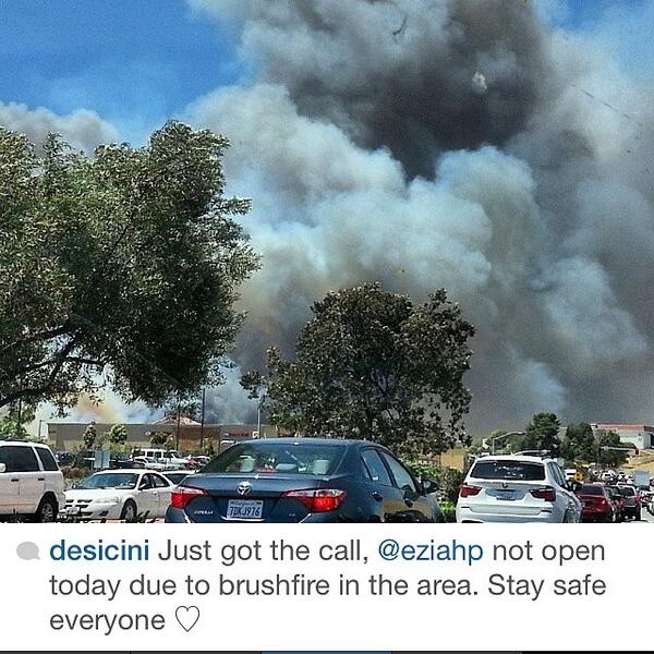 rg1nakoa's tweet image. EZIA will be closed for the rest of the day due to the brush fire. Stay safe everyone! at @EZIAsd #EZIAtrained #c...