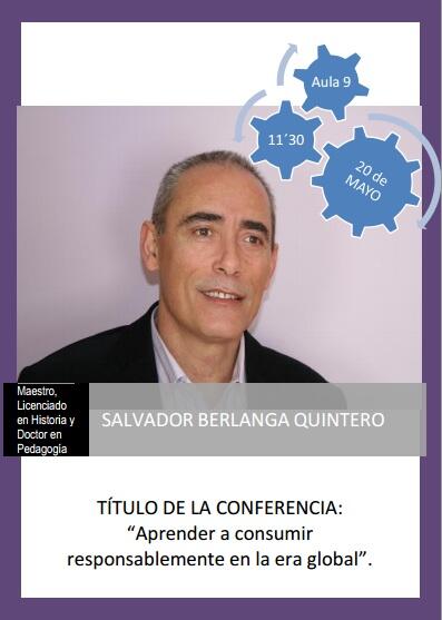 CsUnizar's tweet photo. Salvador Berlanga, uno de los ponentes en nuestra Jornadas de Compromiso Social. ¡OS ESPERAMOS! http://t.co/KMfnOThluA