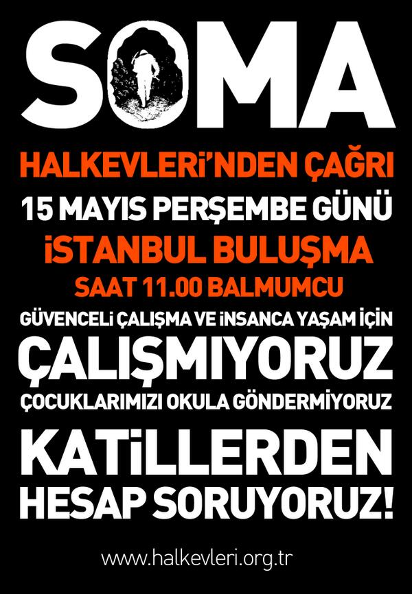 #Soma için yarın hayatı durduruyoruz #İsKazasıDeğilCinayet