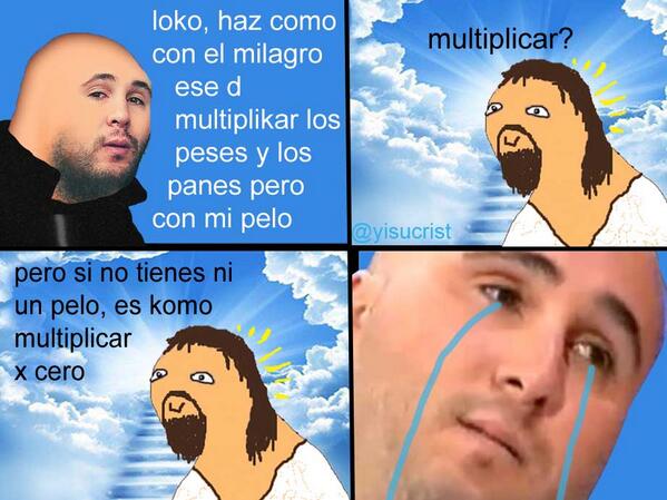 yisucrist's tweet image. no puedo aser milagros