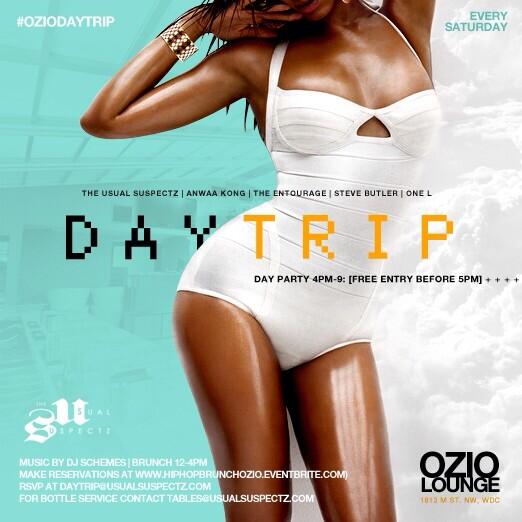 usualsuspectzdc's tweet photo. Only a few tables left for #OzioDayTrip this Sat, book yours now. Music by @ChiRizzo Party til 8:30 #dc #dmv http://t.co/znx0Xw3VNZ