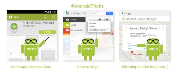 Always losing your phone while on silent? Deep breath. Download Android Device Manager &amp; follow these steps: