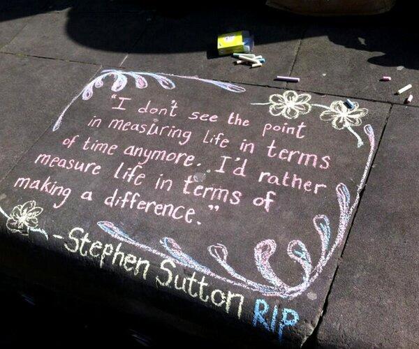 MsGlynisBarber's tweet image. The wisest words I've ever heard!  #RIPStephenSutton http://t.co/HrkxNoACiM”