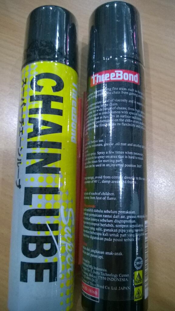 AbsBearing's tweet image. Available  Chain Lube Threebond 70ml.