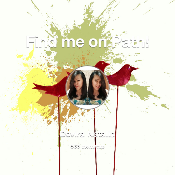 deviranatalia's tweet photo. I've shared 568 memories with my friends on #Path - see them now at http://t.co/GnARIVJZkL! #thepersonalnetwork http://t.co/kOUrxNKyR1