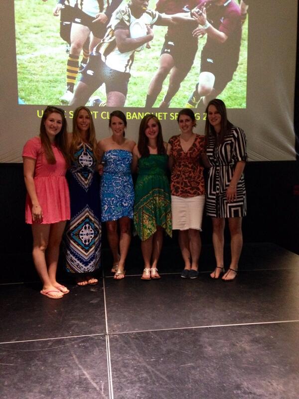 Our officers after receiving Team of the Year award with <a href="/UMBCClubSports/">UMBC Club Sports</a>'s Whitney Smith!