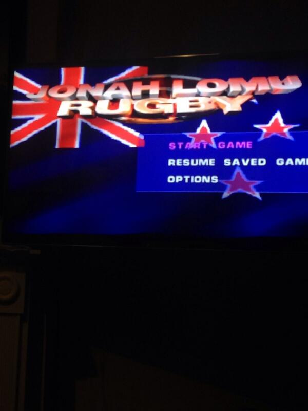 Finally got a ps2. Time for some @JONAHTALILOMU rugby #jonahlomurugby #digginglikeadementedmole