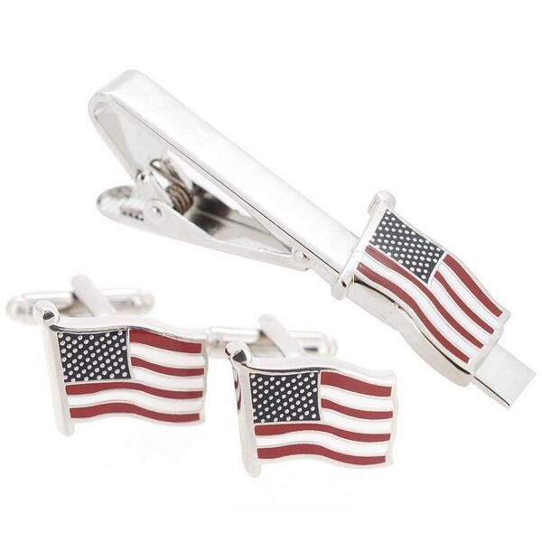 #Memorial day is coming up! These #American Flag #tieclip / #cufflinks are on #sale now at ProCuffs.com!