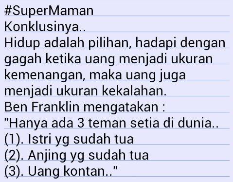 antiyunit's tweet photo. #SuperMaman #Investasi part 3
Cc: @maman1965 @b_ok_is @LawakKlubTrans7 #ILK http://t.co/z7aWp21YAP