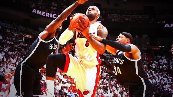 NowSportsNet's tweet image. Lebron drops 29 as the Miami Heat head to the Eastern Conference Finals!
Heat 96 - 94 Nets Final #HEATvNETS