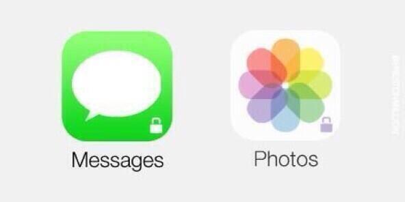 Two apps that need passwords