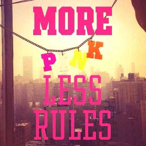 SarahLiz29's tweet image. #morepink #lessrules