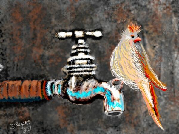 Regcas's tweet image. I made this with @sketchclubapp!  This is how I feel right now. I need a drink!