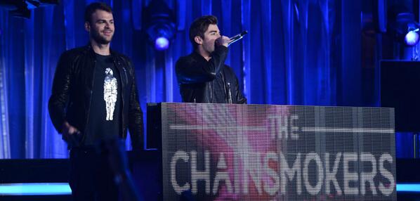 AmericanIdol's tweet photo. .@TheChainsmokers doing their thing! #Idol500 http://t.co/NvtLGFVZBy