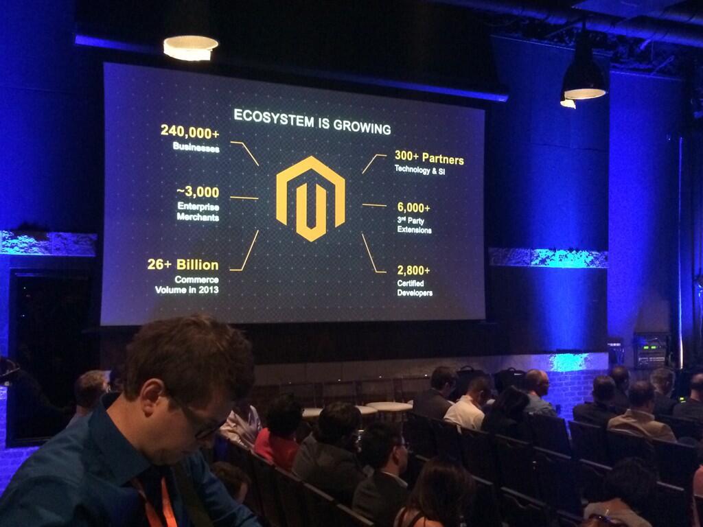 Boris_Lokschin: #magento market shares, facts and market importance. #MagentoImagine http://t.co/TyWIw2iaEN