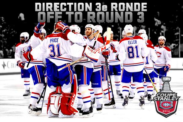 CanadiensMTL's tweet photo. VICTOIRE DES CANADIENS! / HABS WIN GAME 7! #GoHabsGo http://t.co/yH3r805TBZ