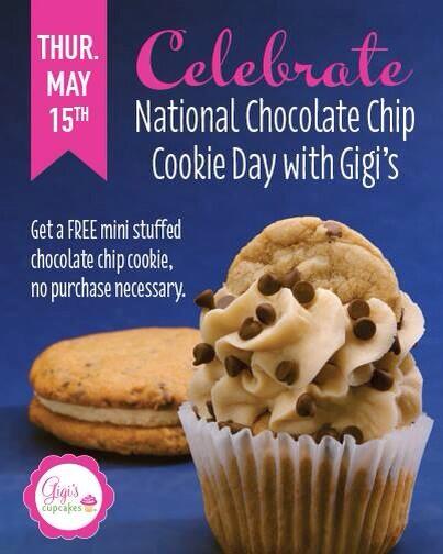 #gigiscupcakeschattanooga #chocolatechipcookieday