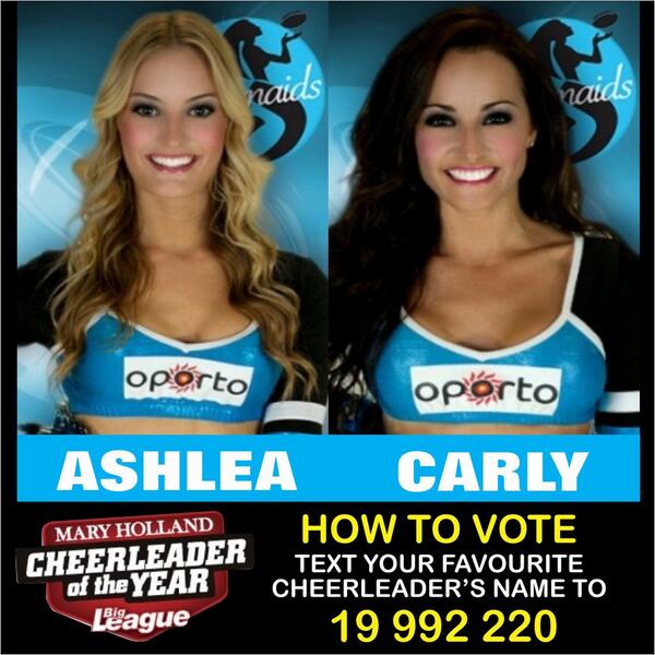 csharksnet's tweet photo. It's unfair having to vote against 2 lovely @Sharks_Mermaids for Cheerleader of the Year | #upupcronulla http://t.co/4VEmqQW2tS