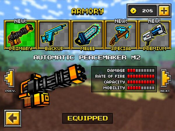 GamerBlasters's tweet image. Bought some weapons and upgraded it to crystal !