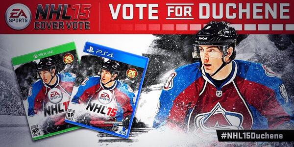 It's Thursday in the MT zone. #NHL15Duchene RTs worth double all day! Go.
