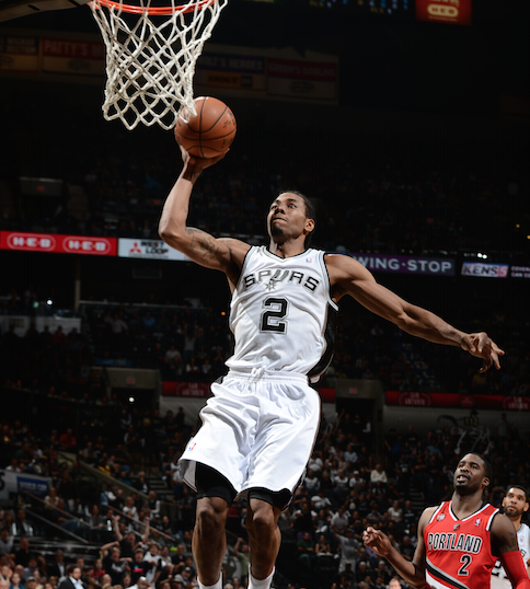 kawhi leonard dunk
