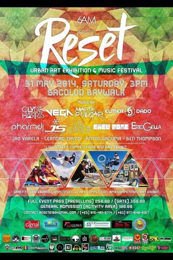 16 more days till RESET #reset6100 #onebacolod