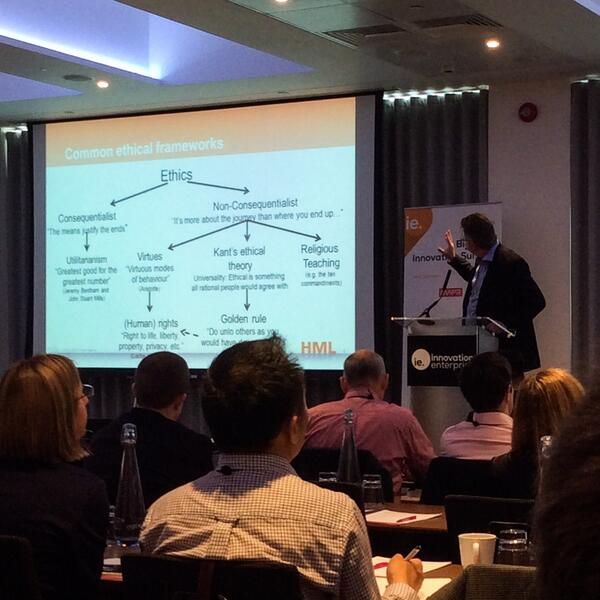mickyates's tweet image. Steven Finlay discussing #ethical perspectives on #bigdata at #DATALDN