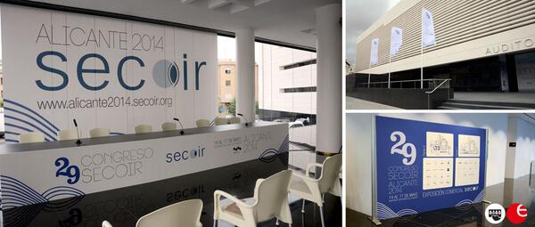 Esta semana <a href="/Eventual_SL/">Eventual</a>  en el congreso de Secoir. Ejemplo de impresión de rígidos, banderas, displays y vinilos.