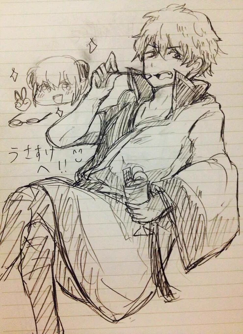 @usasuK_ZZZ  うさすけ(;_;)誰おま絵ですんまへん…バタッ…😊 