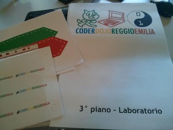 lucamondini's tweet image. @CoderdojoRE cartelli stampati! :-) #coderdojore