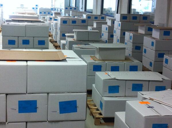 Ooit al eens héél veel stembiljetten bij elkaar gezien? @Continuga #verkiezingen2014