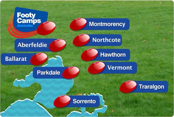 Register now for school holiday programs and receive a free Footy Camps Australia footy. footycamps.com.au/register/