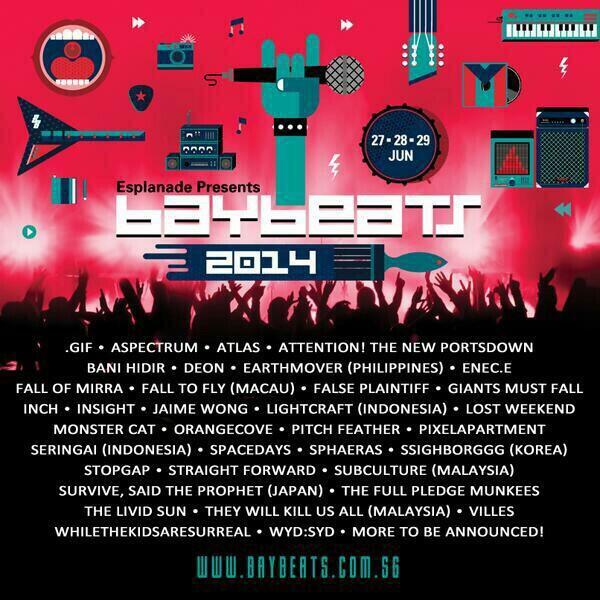 CoastlinesSG's tweet photo. Goddamn @sfsghc playing at baybeats this year! 👍👍👍 http://t.co/TW29scFDU0