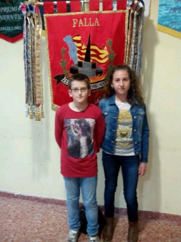 Estos els nostres infantils Fallera Major i President