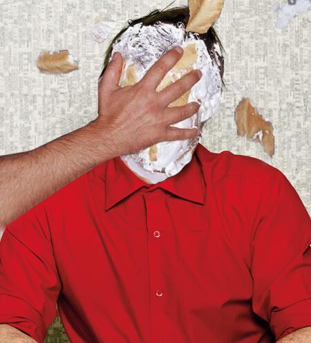 MattcSanders's tweet photo. Or, pie in the face! @Indicia #indicialive http://t.co/2S8dhVEIEM
