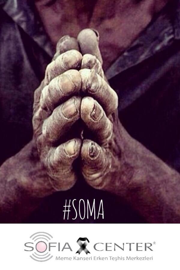 Kurdelemiz siyaha boyandı, dualarımız #SOMA 'da..