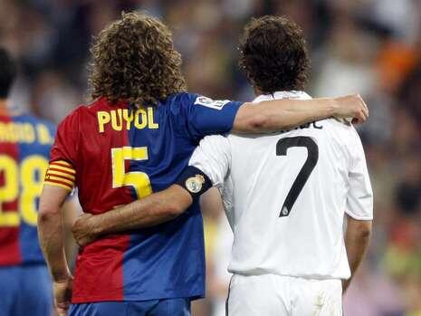 Raul7Capitan7's tweet photo. Puyol ha sido al Barça lo que Raúl al Madrid, puro orgullo, humildad, defensor de sus colores y respeto al rival... http://t.co/UjSE4xZd6w